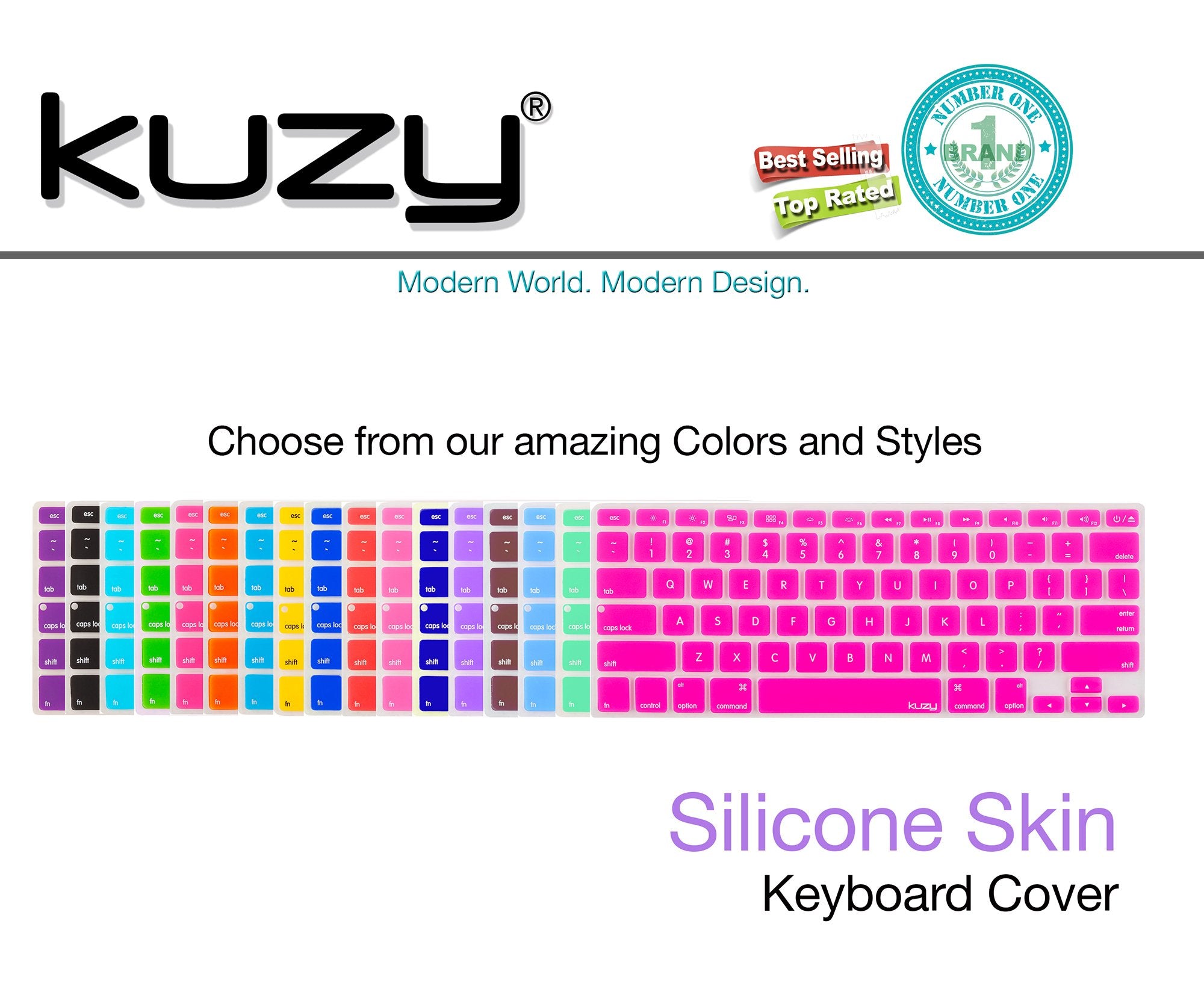 Kuzy Older Version Keyboard Cover Compatible With Macbook Pro 13 15 17 Inch Release 2010 2015 And Macbook Air 13.3 Inch Release